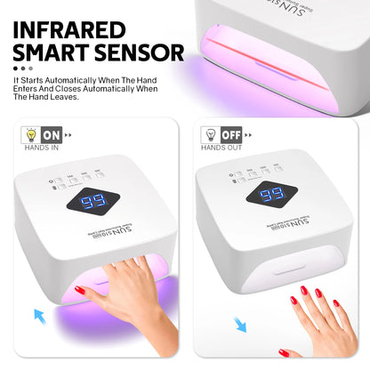 168W UV Gel Nail Lamp