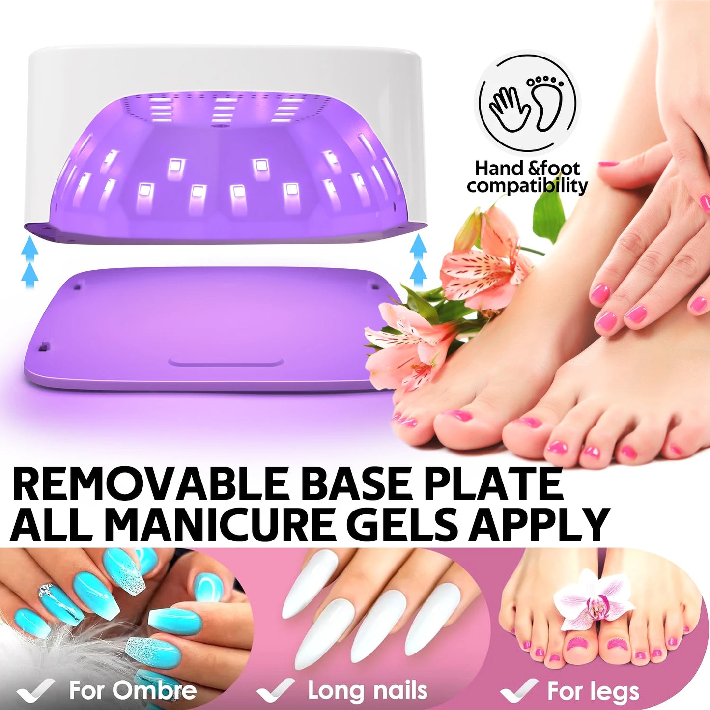 168W UV Gel Nail Lamp