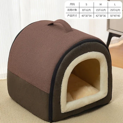Cozy Detachable Dog Kennel Bed