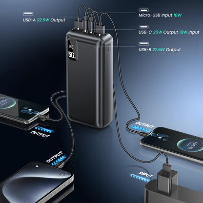 50,000mAh Portable Power Bank