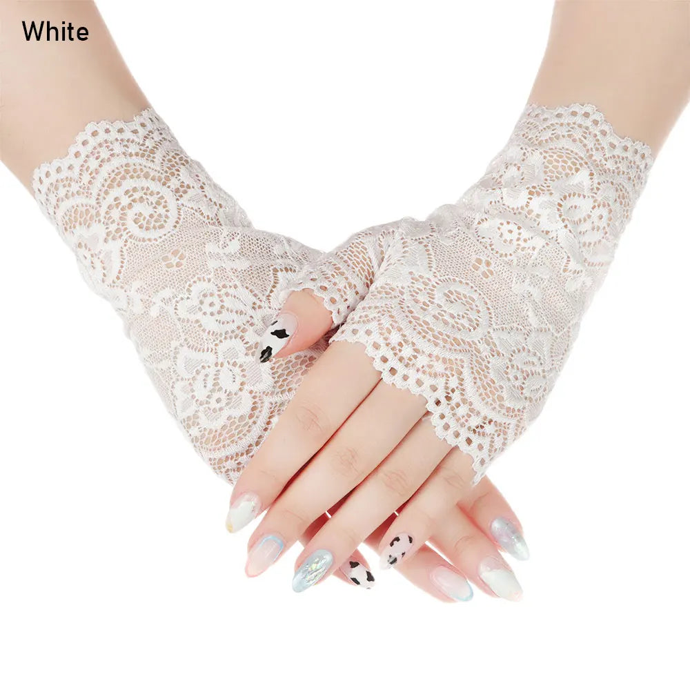 Lace Sun Protection Cycling Gloves