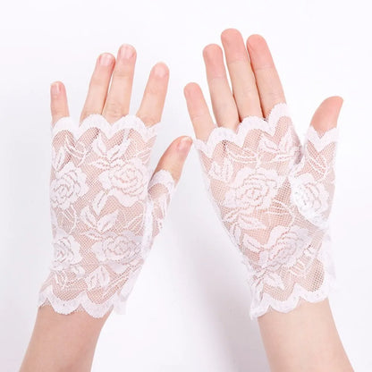 Lace Sun Protection Cycling Gloves