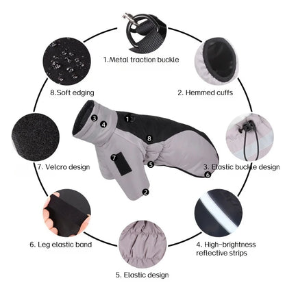 Waterproof Dog Winter Jacket
