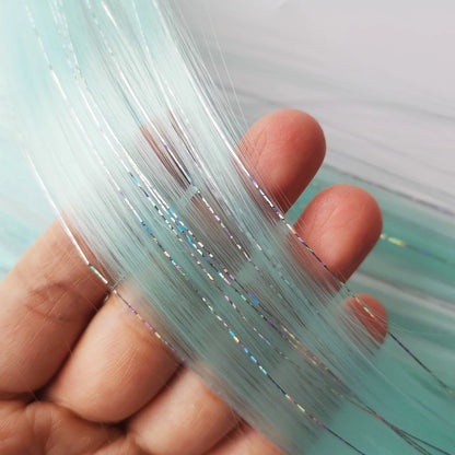 Rainbow Tinsel Hair Extensions