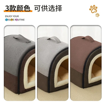 Cozy Detachable Dog Kennel Bed