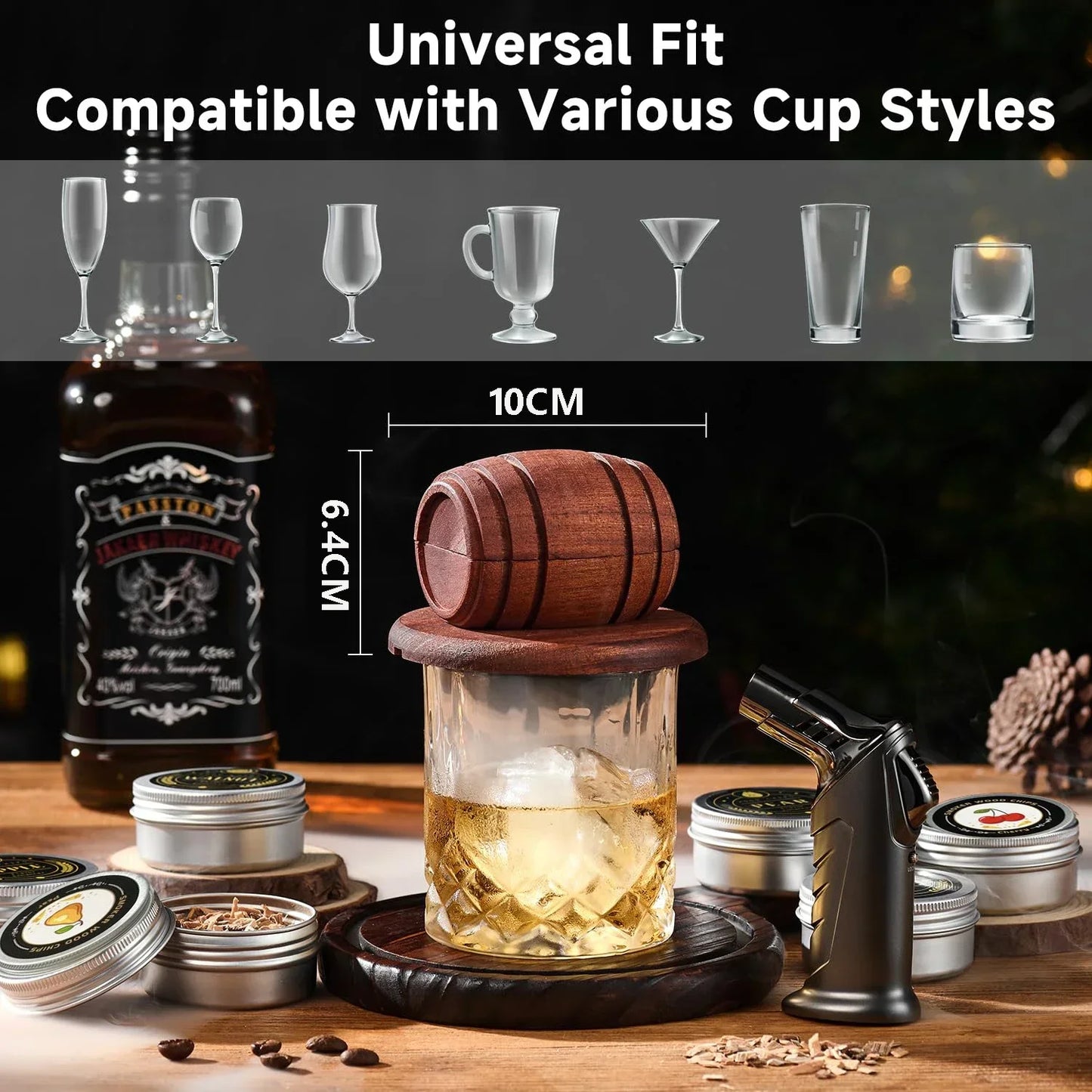 Whiskey Cocktail Smoker Kit