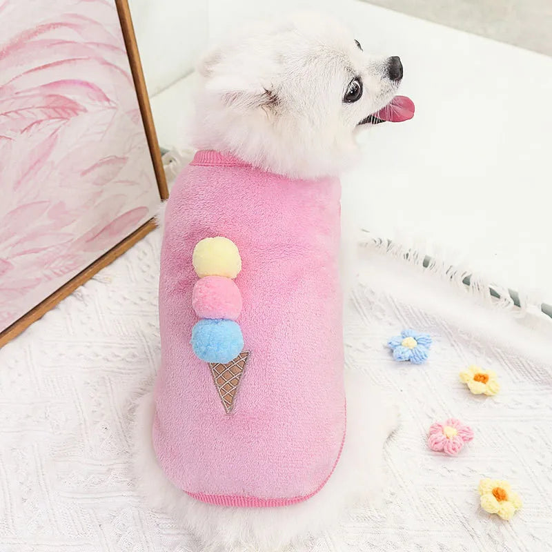 Warm Fleece Pet Jacket