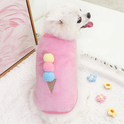 Warm Fleece Pet Jacket