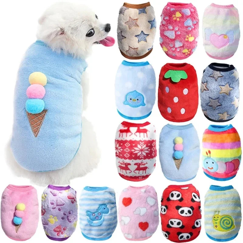 Warm Fleece Pet Jacket