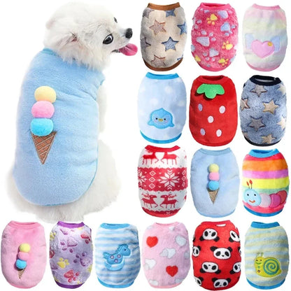 Warm Fleece Pet Jacket