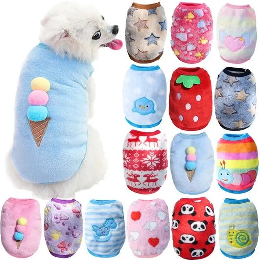 Warm Fleece Pet Jacket