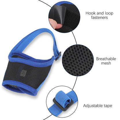 Breathable Adjustable Dog Muzzle