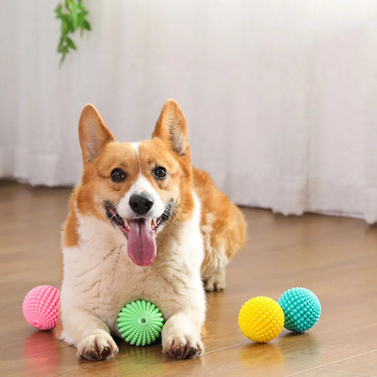 Squeaky Corn Dog Chew Toy