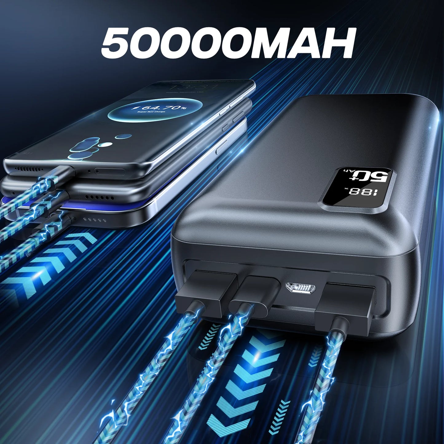 50,000mAh Portable Power Bank