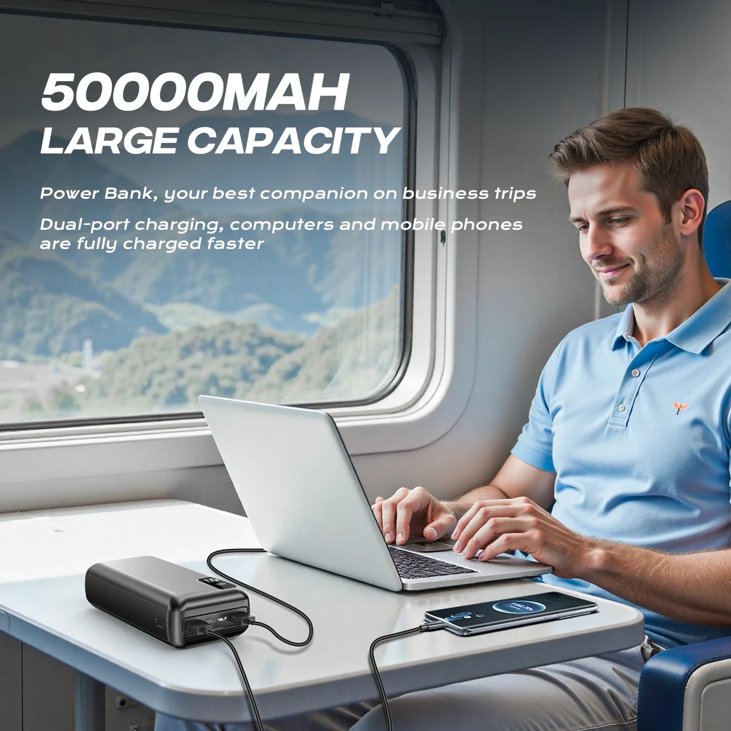 50,000mAh Portable Power Bank
