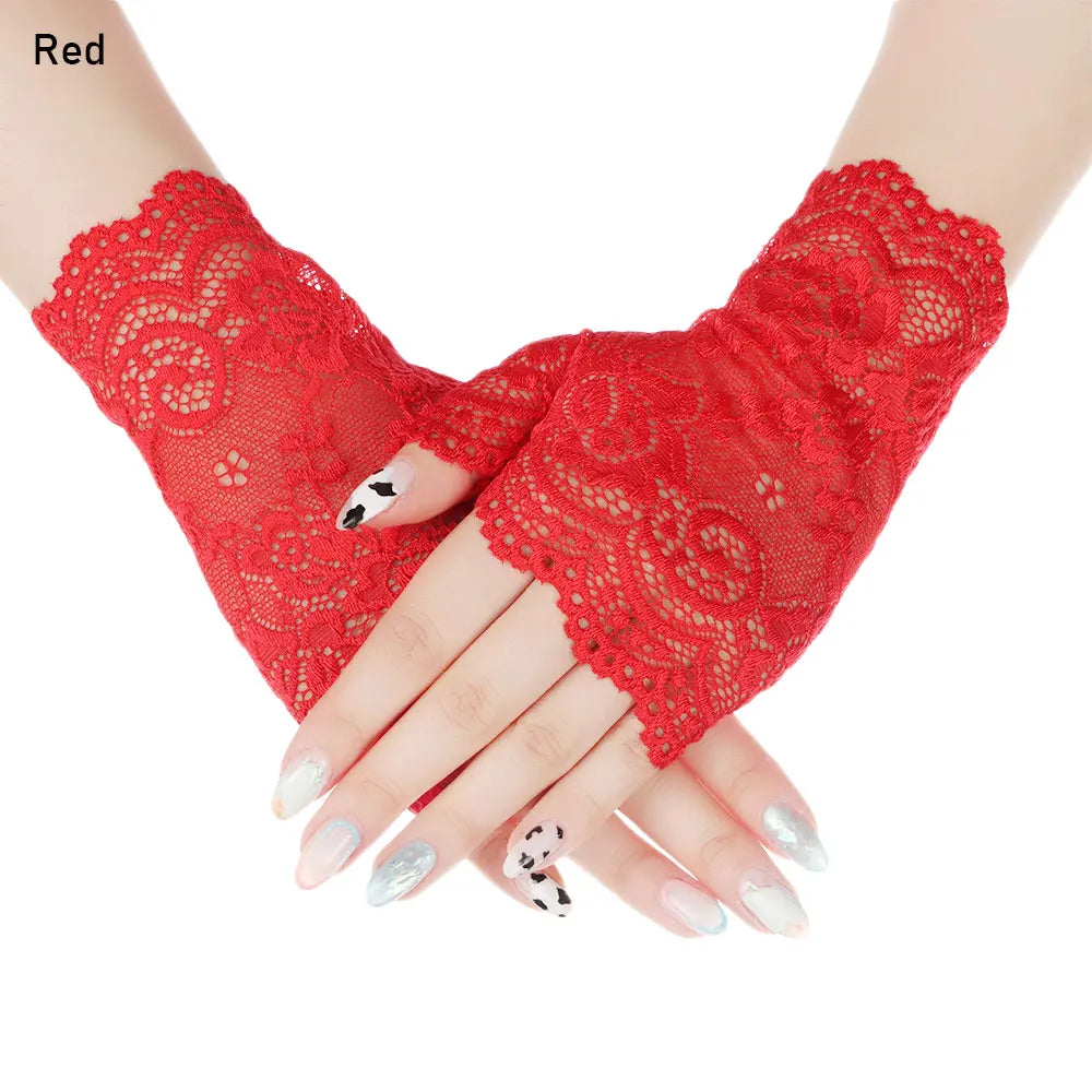 Lace Sun Protection Cycling Gloves
