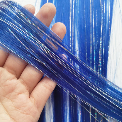 Rainbow Tinsel Hair Extensions