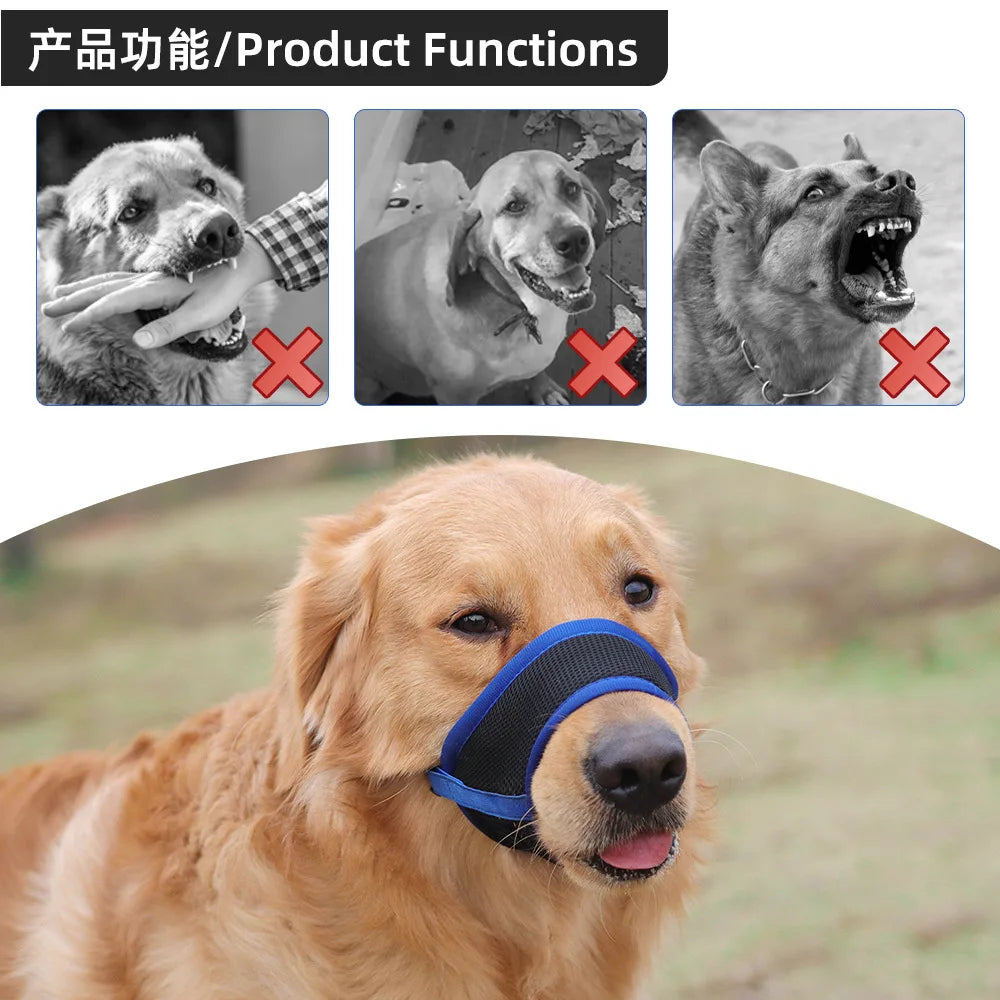 Breathable Adjustable Dog Muzzle