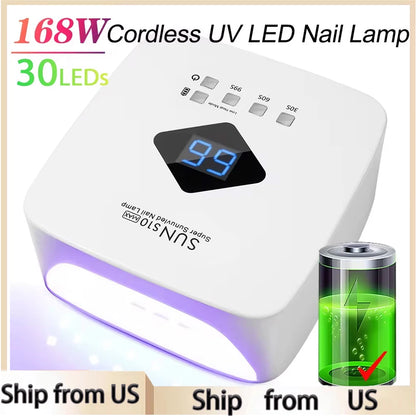 168W UV Gel Nail Lamp