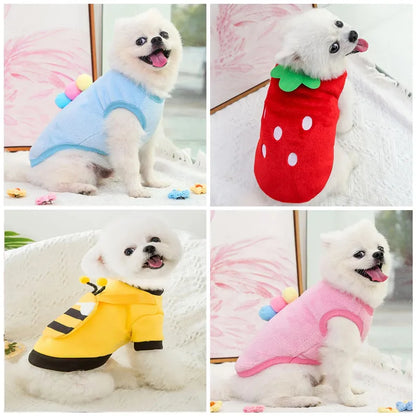 Warm Fleece Pet Jacket