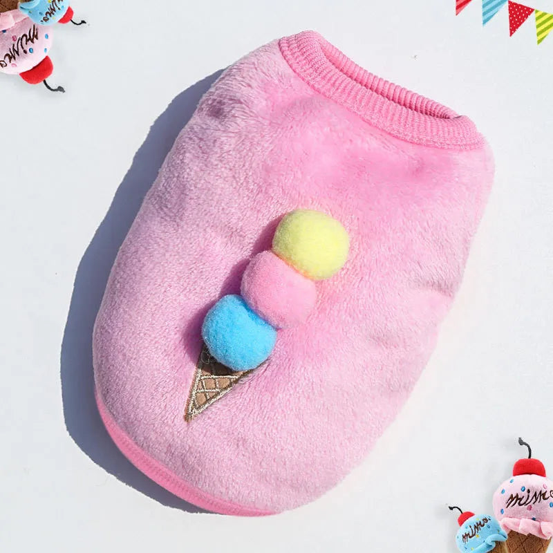 Warm Fleece Pet Jacket