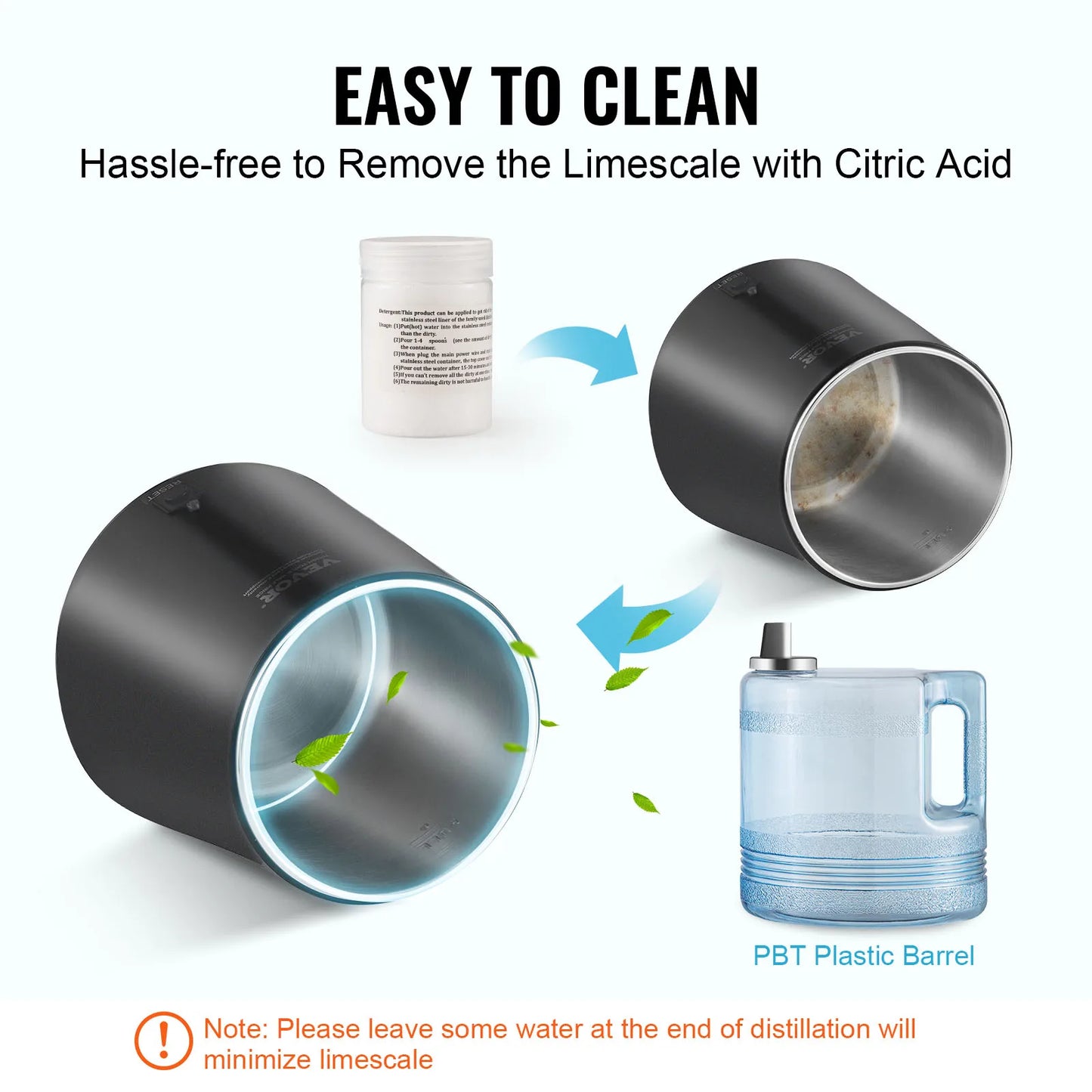 4L Countertop Water Distiller