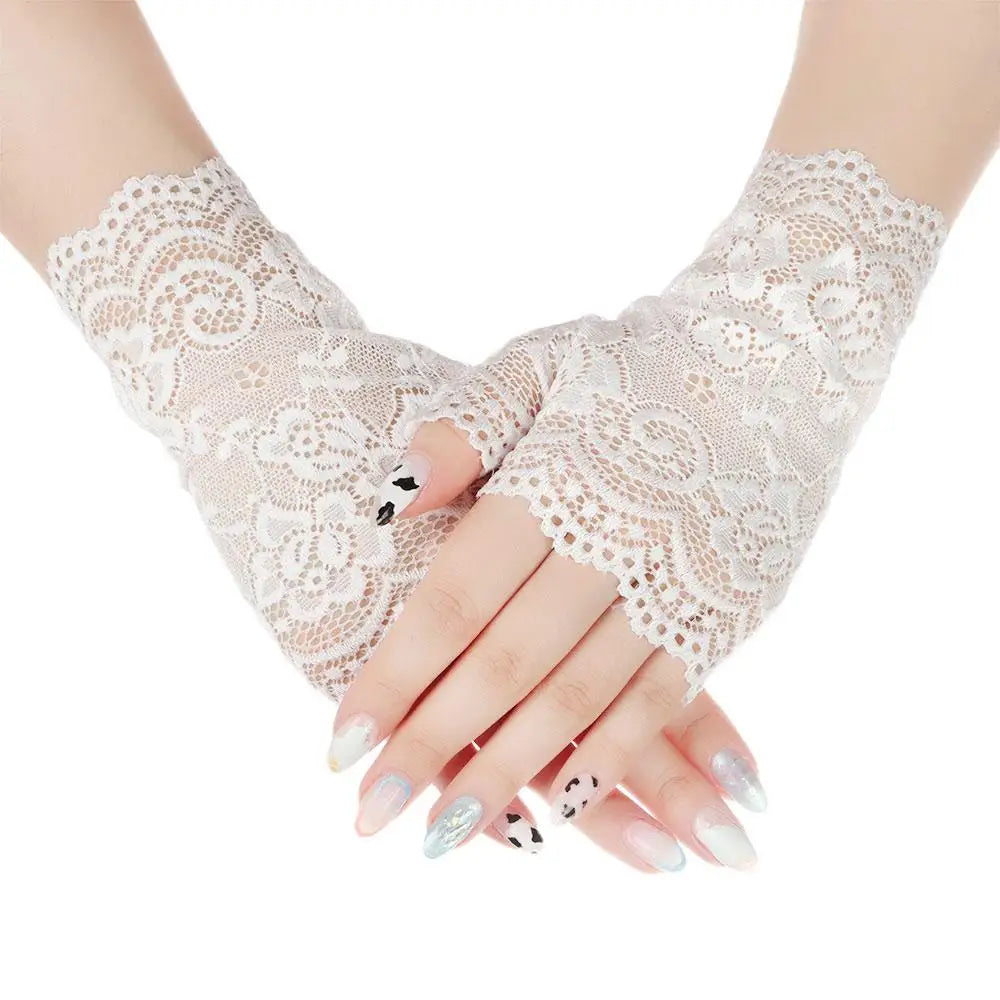 Lace Sun Protection Cycling Gloves